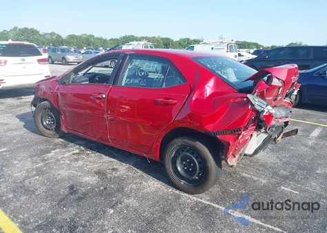 2015 Toyota Corolla Le из США, поврежденный, VIN 2T1BURHE6FC236877